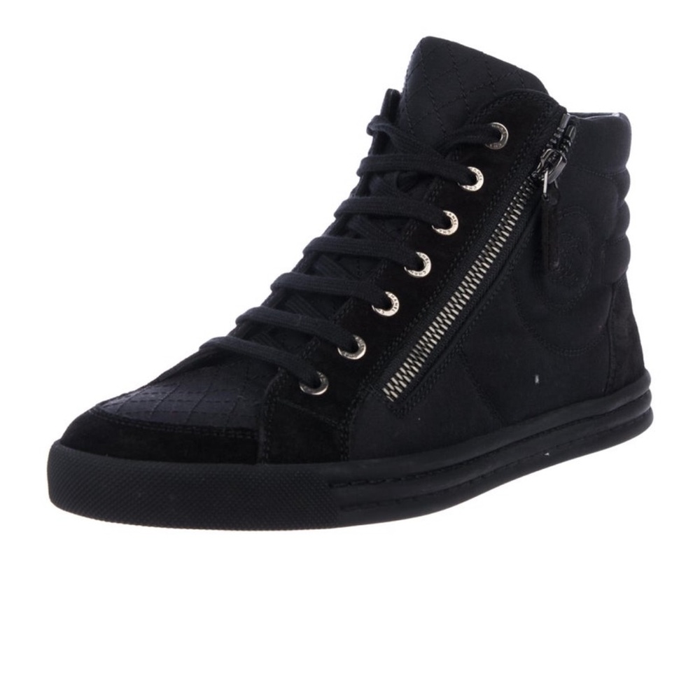 Chanel high top sneakers